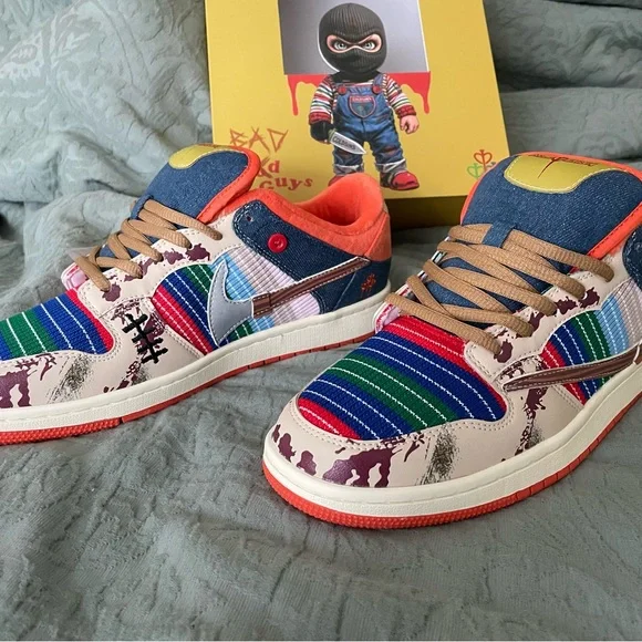 Cold Sins x Travis Scott Chucky the Slayer lows Sneakers - Picture 10 of 13